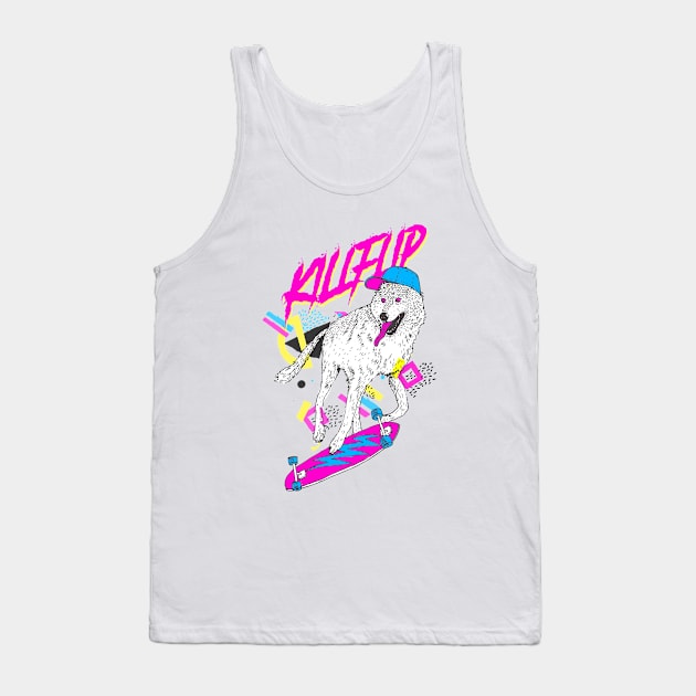 Kickflip Tank Top by astronaut